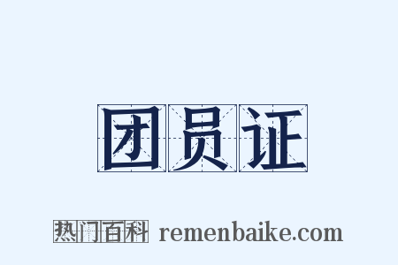 团员证是什么意思的图片